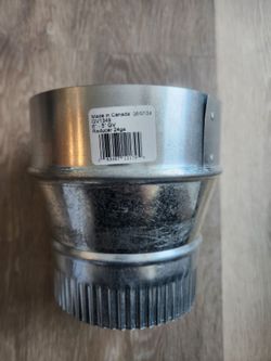 Galvanized steel reducer