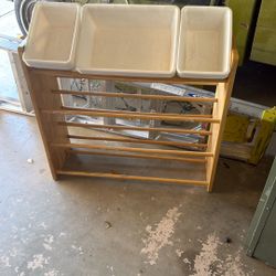 Wooden Toy Organizer 