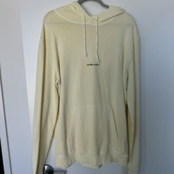 Saint Laurent Yellow Hoodie Large
