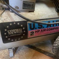 Campel  Hausfeld  Air Compressor, 125 Psi, 115 Amp