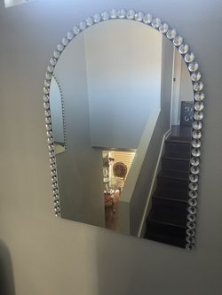 Two matching imported large mirrors