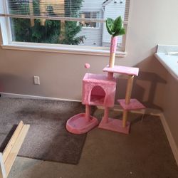 Pink Cat Tree