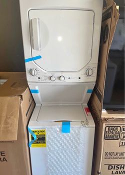 Brand New! GE 27” Stackable Washer and Dryer Combo Unit