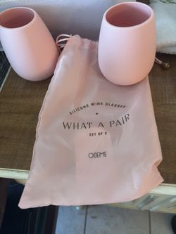 Brand New Silicone Wine Glasses