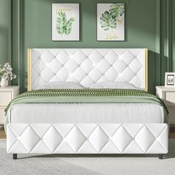 Bed Full White New In Box Never Used 