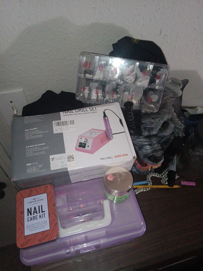 Full Nail Kit, With Nail Drill