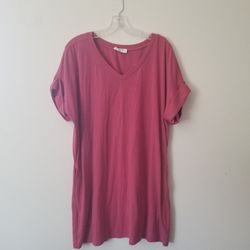 Pink Tshirt Dress