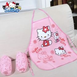 New Hello Kitty Apron And Arm Covers