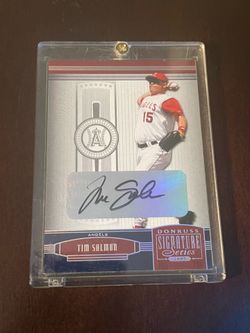 Angels Tim Salmon autograph baseball card