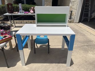Kids Desk With Shelf