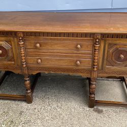 Antique Berkey And Gay Sideboard Server or Buffet 