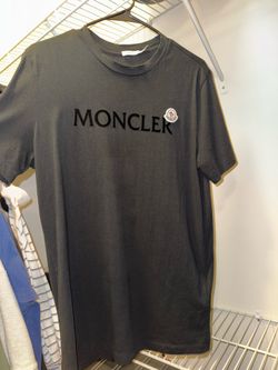 Moncler Flocked Logo Cotton T-Shirt