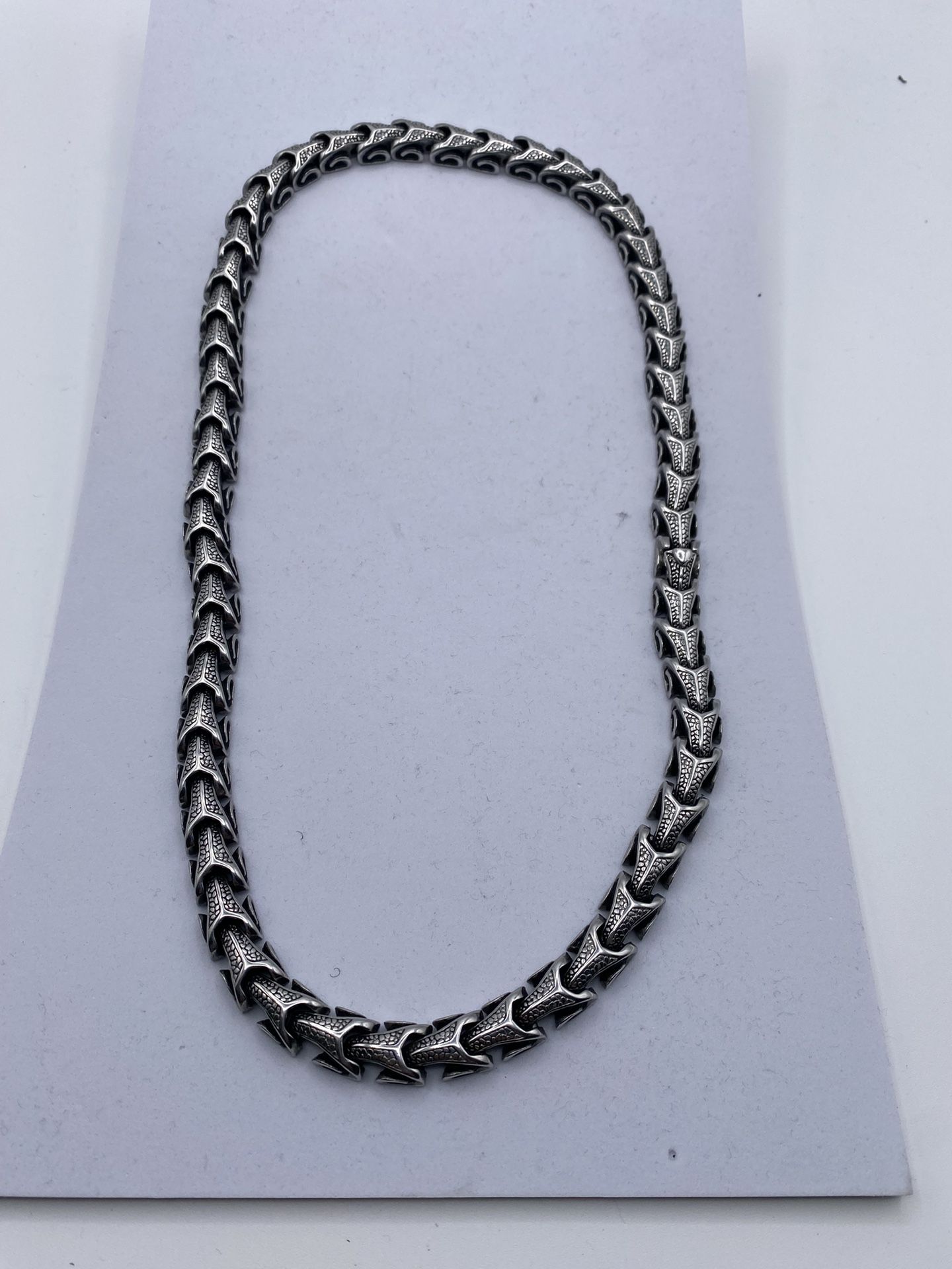24" Dragon Link Stainless Steel Necklace 316L Biker Punk Chain Jewelry Men’s