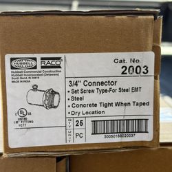 3/4” Connector Set Screw EMT