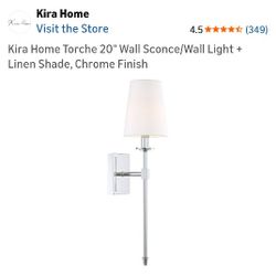 New in Box. Box Has Only 1. I Have 2 Boxes. Selling As SET. 20" WALL SCONE LIGHT. SEE PHOTOS. CASH PICKUP ONLY 