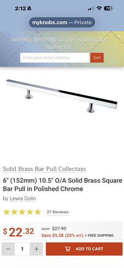 Lewis Dolin Bar Pull