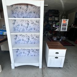 Bookshelf & Filing Cabinet