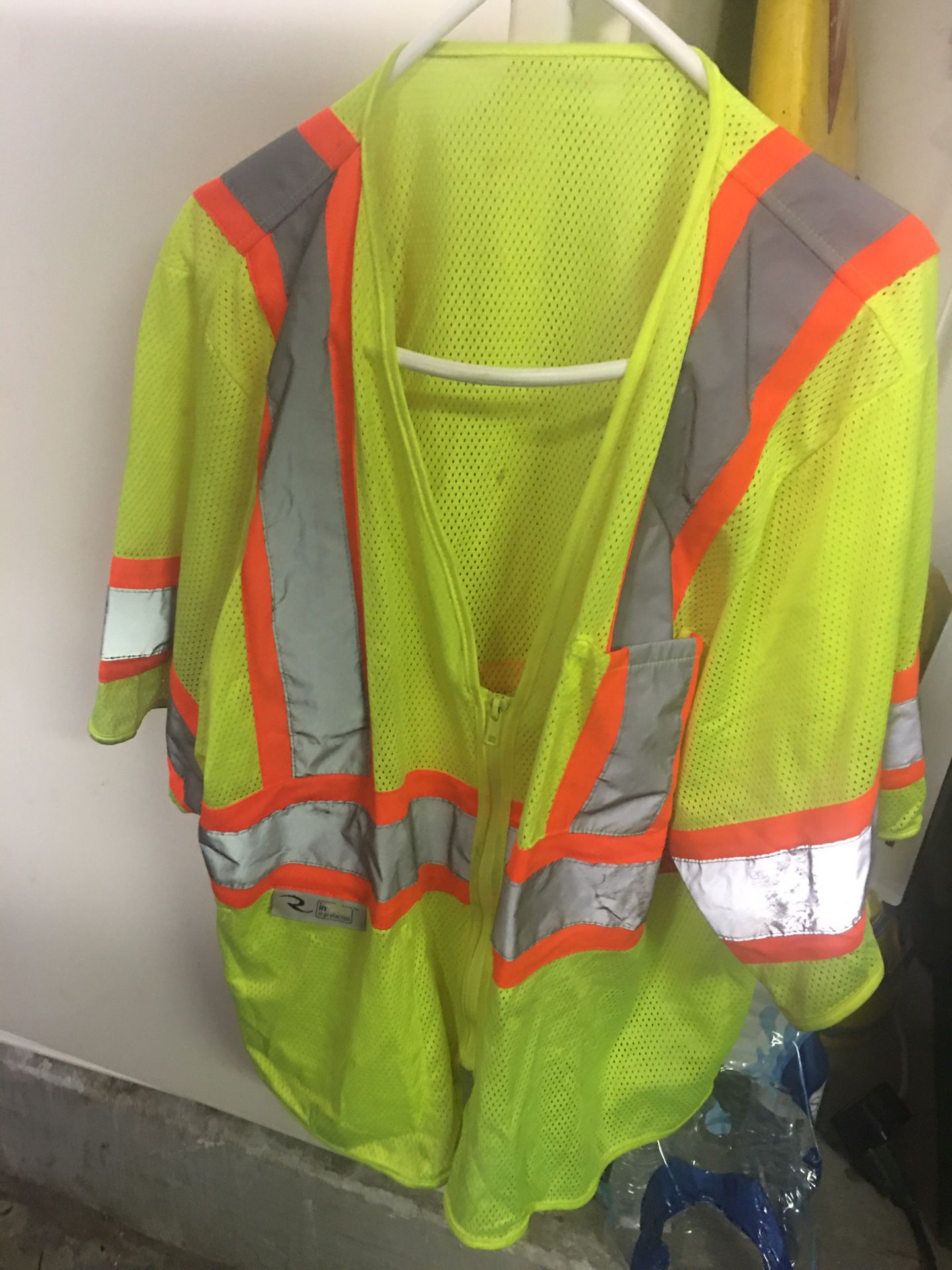 Safety vests. One is a Class 2 vest. Both for $10