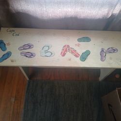 Large Cape Cod Themed Bench