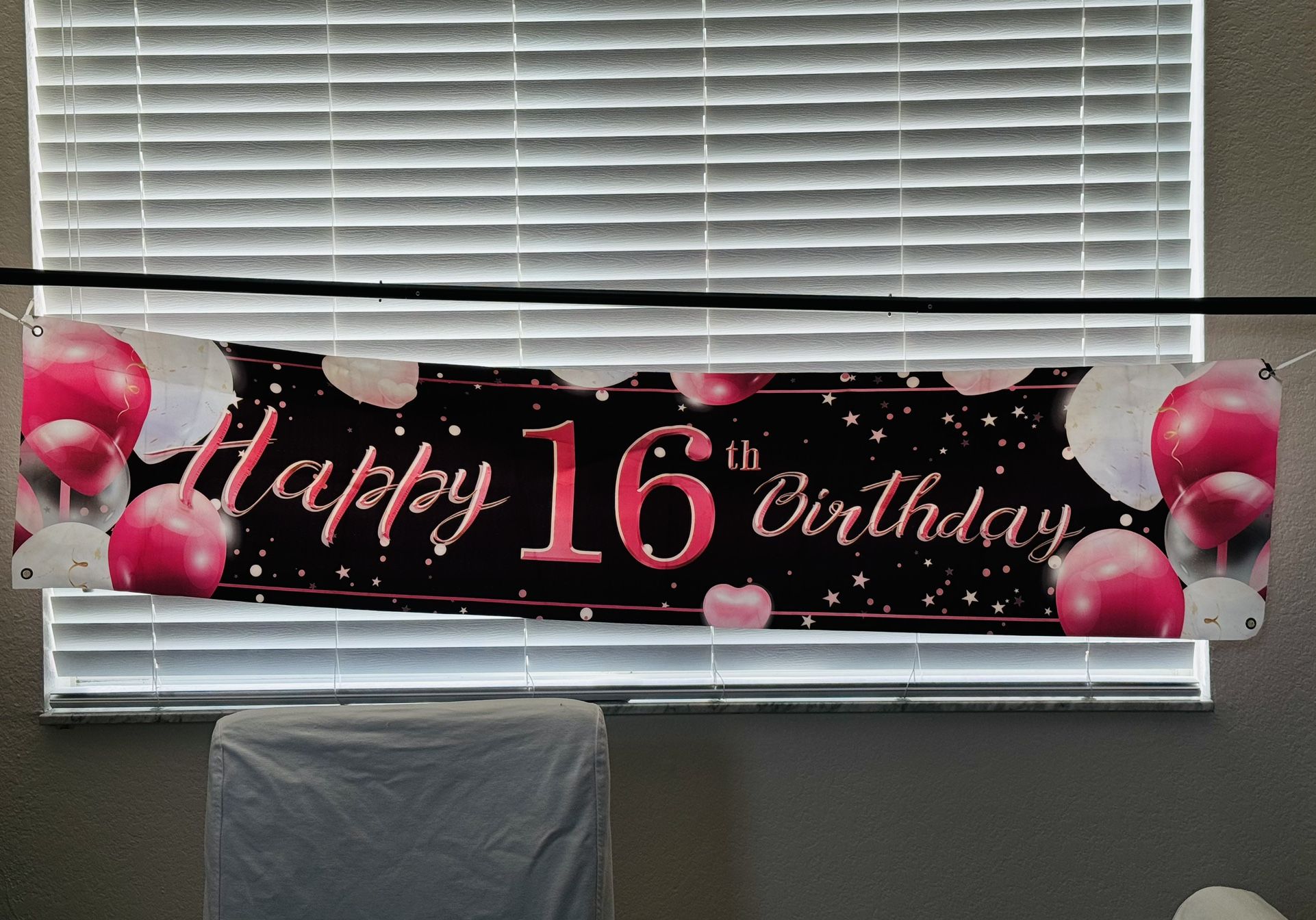 16th Birthday Banner