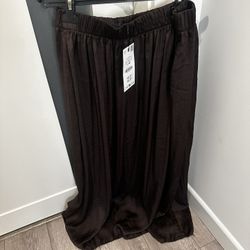 Zara Satin Skirt Brand New