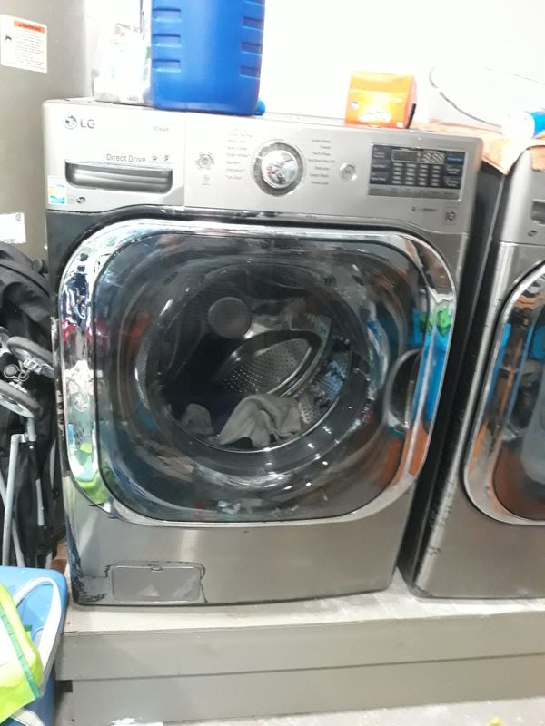 LG true balance front loader stainless steel washer for Sale in VLG