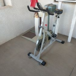 spin bike and vintage booty shakers $125