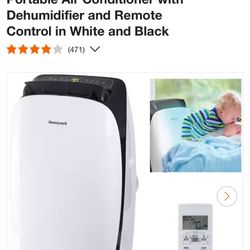 Honeywell HL Series 12,000 BTU, 115-Volt Portable Air Conditioner With Dehumidifier 