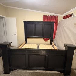 King Bed Frame With Box Spring 