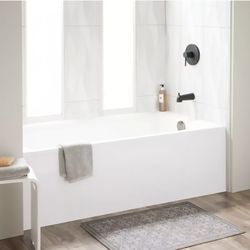 Signature Hardware Sitka 60" x 30"  Soaking Tub with Right Drain 
