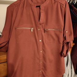 Calvin Klein Long Sleeve Blouse 