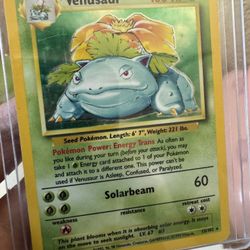 Venusaur Holo Base Pokemon Card