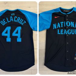 National League Elly de la Cruz Jersey And Hat