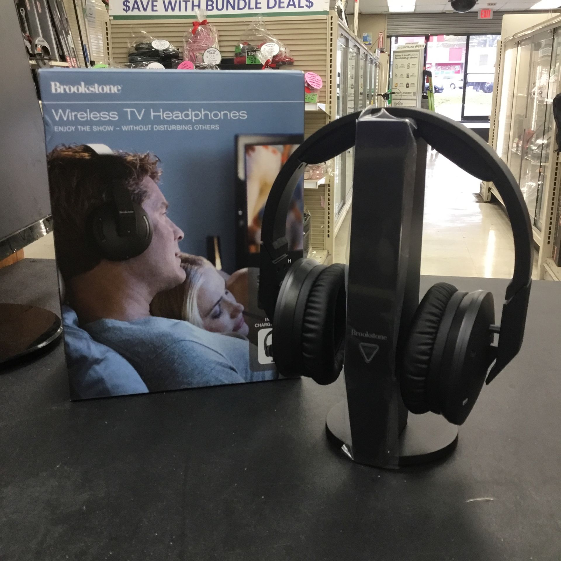 Brookstone Wireless TV Headphones