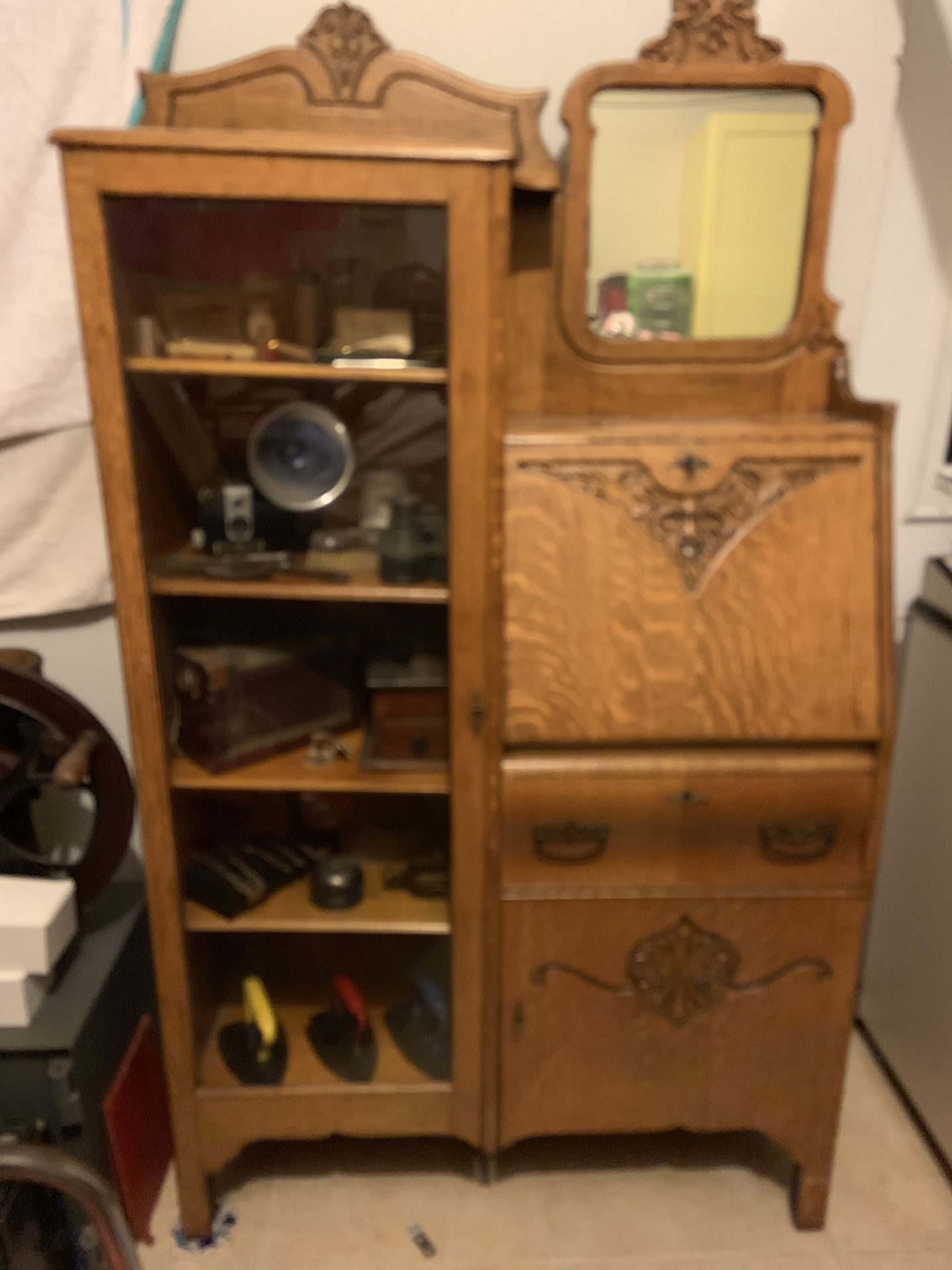 Antique cabinet / desk