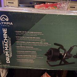 Olympia Tools 50 ft. Drum Machine drain cleaner