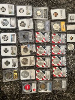 Collectible coins gold and silver mystery bags