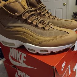 Air Max Tan High Tops Size 10.5 🔥🔥🔥