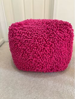 Pink Pouf / Footrest