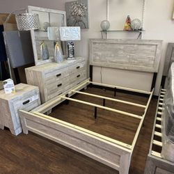 White Q Bedroom Set 