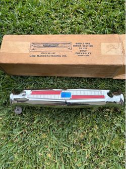 57 Chevy Bel Air grill bar repair section