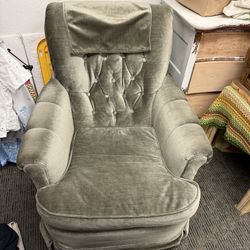 Vintage Swivel Rocker Arm Chair