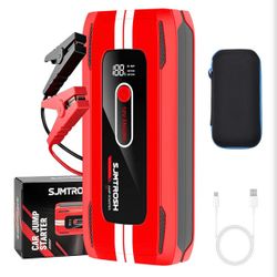 Jump Starter 5000A, 12V,Portable,  59.2Wh Large Capacity, Car Battery Charger Jump Starter with Dual USB Ports, 5000A Peak Jump Starter