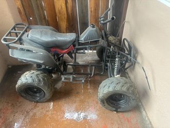 4 wheeler just frame wheels no motior
