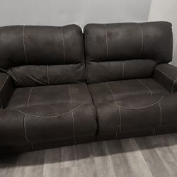 3-Piece Reclining Couch Set w/ Charging Ports 