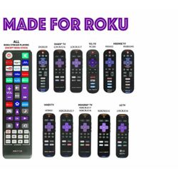 Universal Remote Control for Roku TV and Roku box with cover case