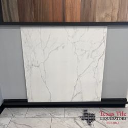 Carrara 48” X 48” Matte Porcelain Tile