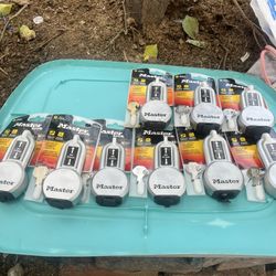 Master Locks Brand New 
