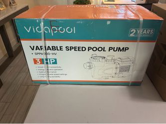 Witte pool 3 hp variable speed pool pump model SPPM 300 –HV