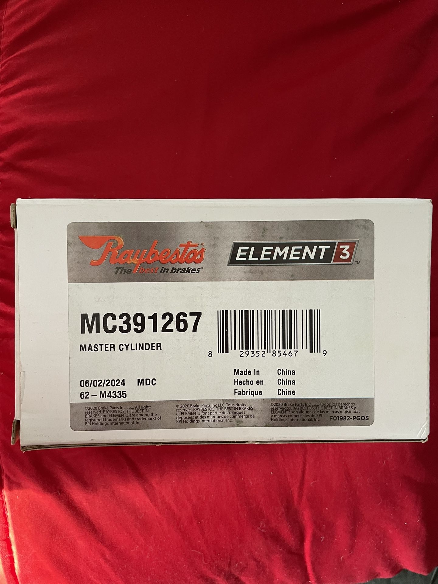 Raybestos MC391267 - Element3 Master Cylinder